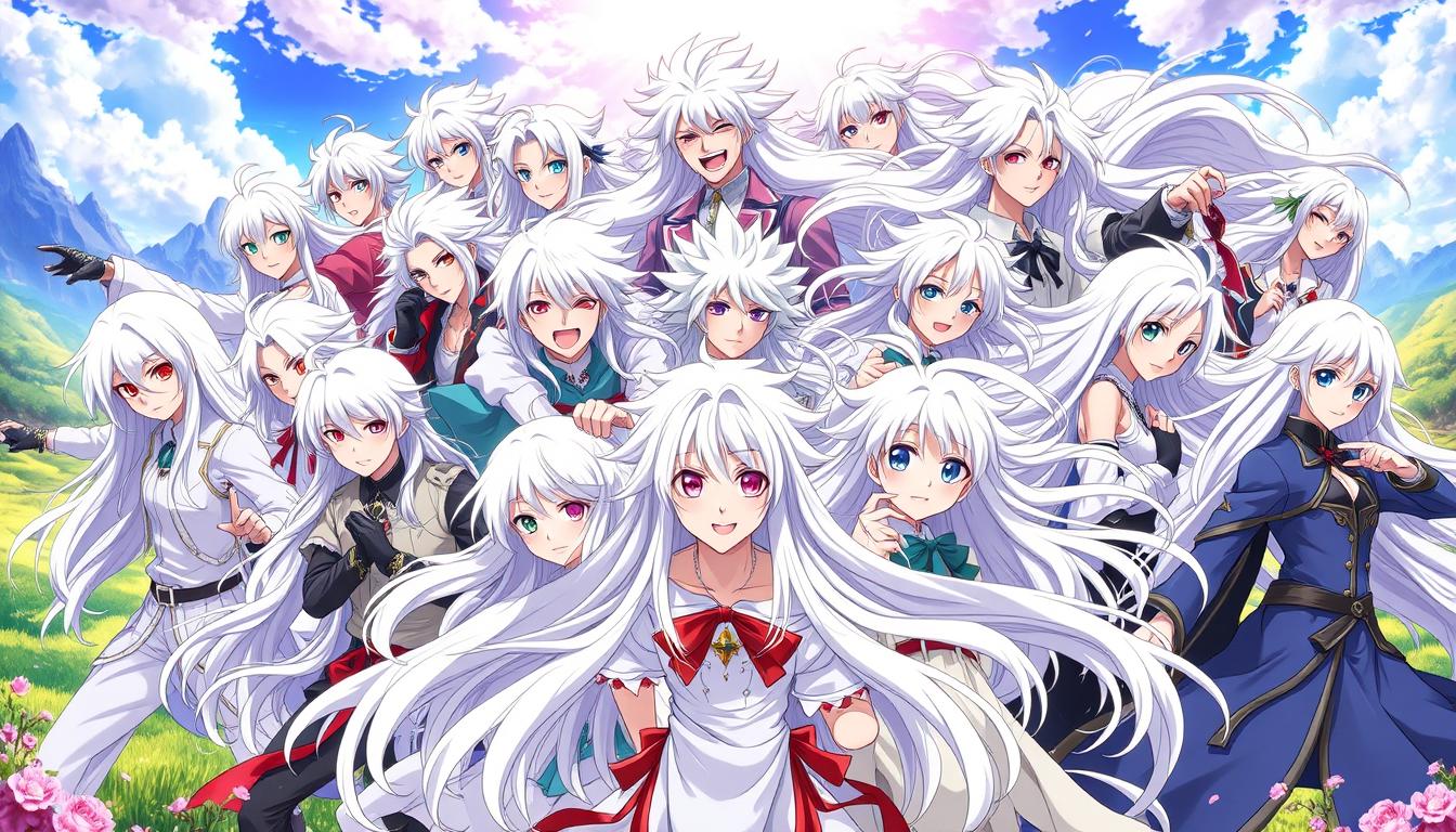 White Haired Anime Characters